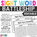 editable sight word battleship