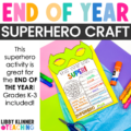 end of year superhero cover