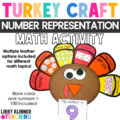turkey number representation math craft