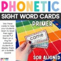 phonetic sight word cards