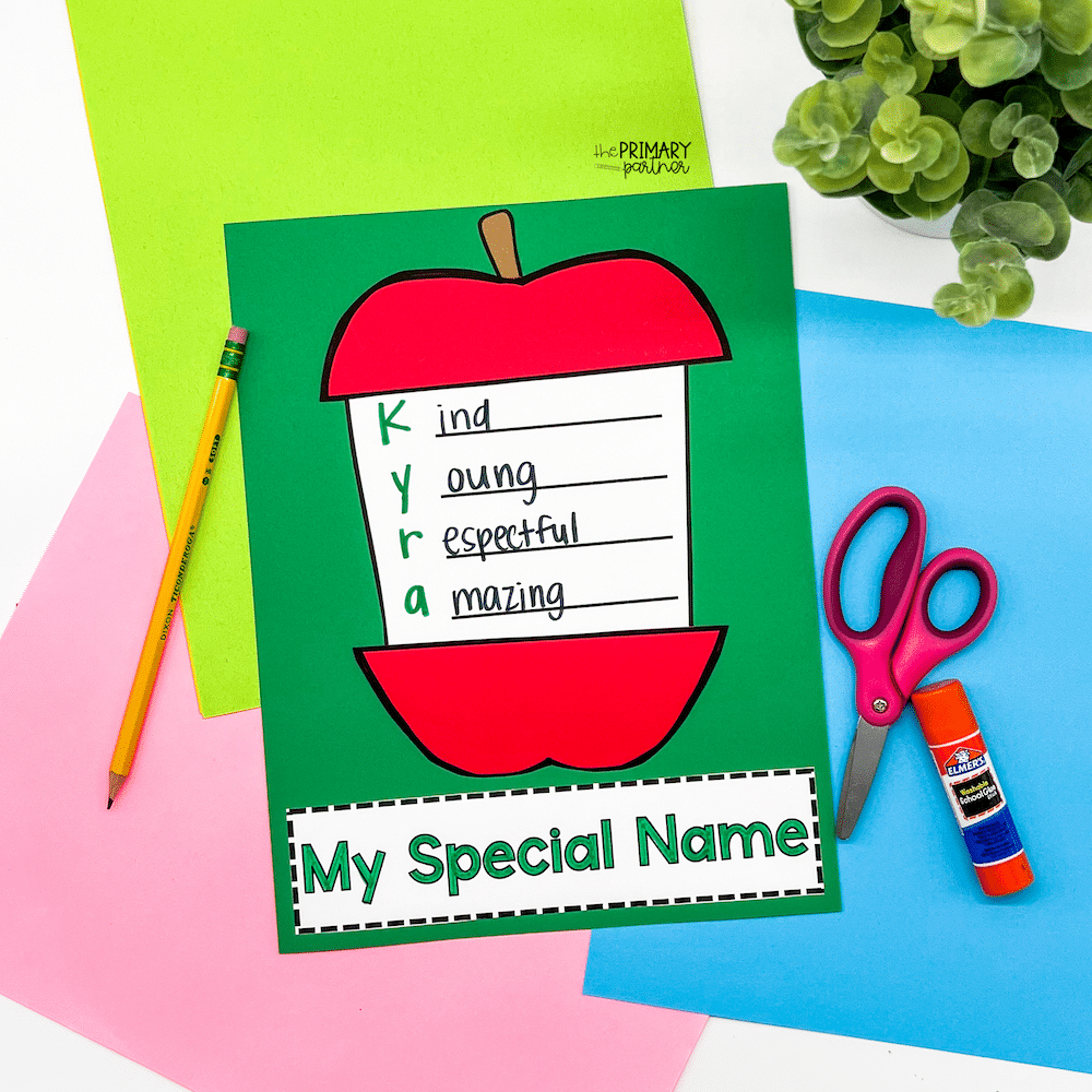 celebrating names in the classroom