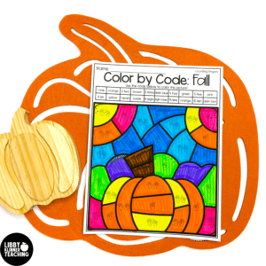 Color by Code: Fall Color by Number Activity for Number Sense - Libby ...
