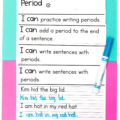 sentences - capitalization and periods
