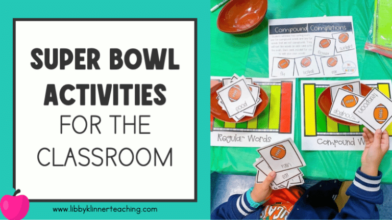 Super Bowl Activities for the Classroom