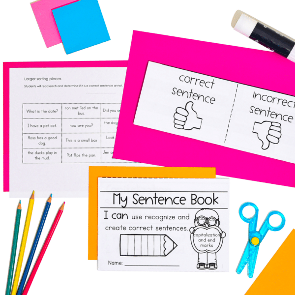 sentences - capitalization and end marks sentences - capitalization and end marks