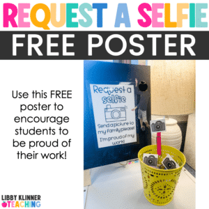 Request a Selfie FREE Classroom Poster to Build Classroom Community