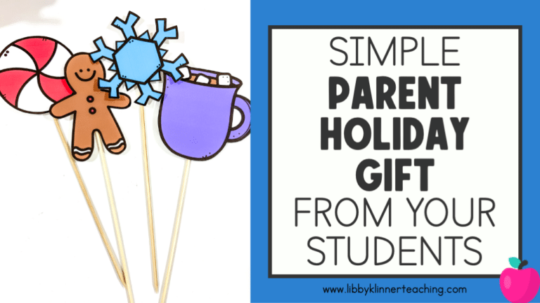 Simple Parent Holiday Gift from Students