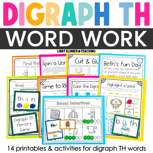 digraph th word work