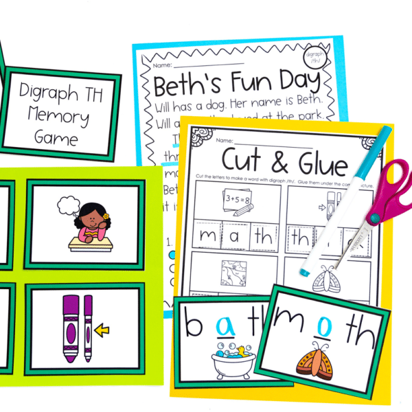 digraph th word work digraph th word work