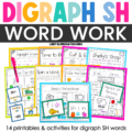 digraph sh word work