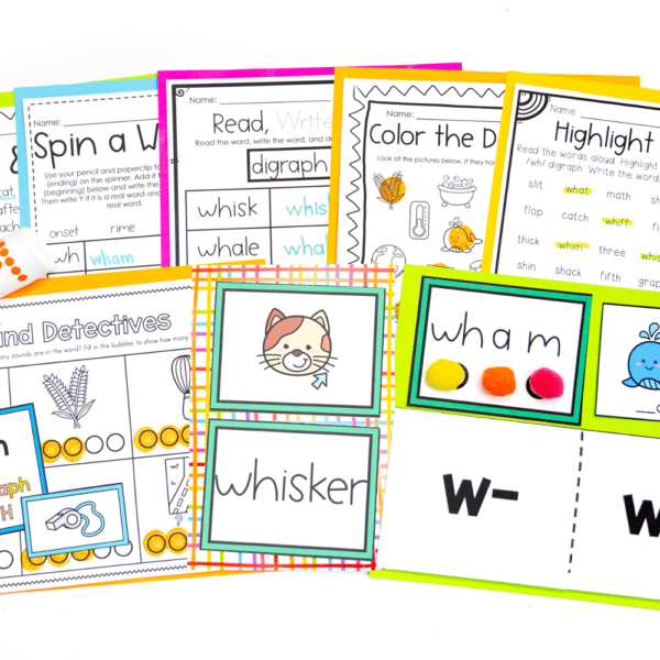 digraph wh word work digraph wh word work