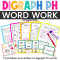 digraph ph word work