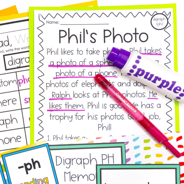 digraph ph word work digraph ph word work