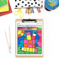 back to school color by code addition subtraction