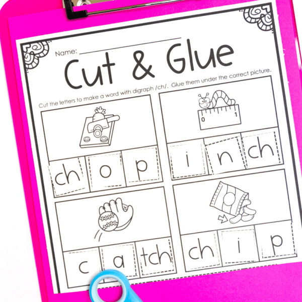digraph ch word work digraph ch word work