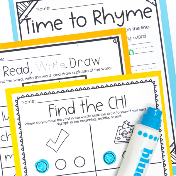 digraph ch word work digraph ch word work