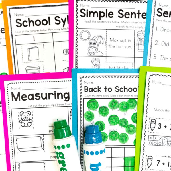 back to school early finishers back to school early finishers
