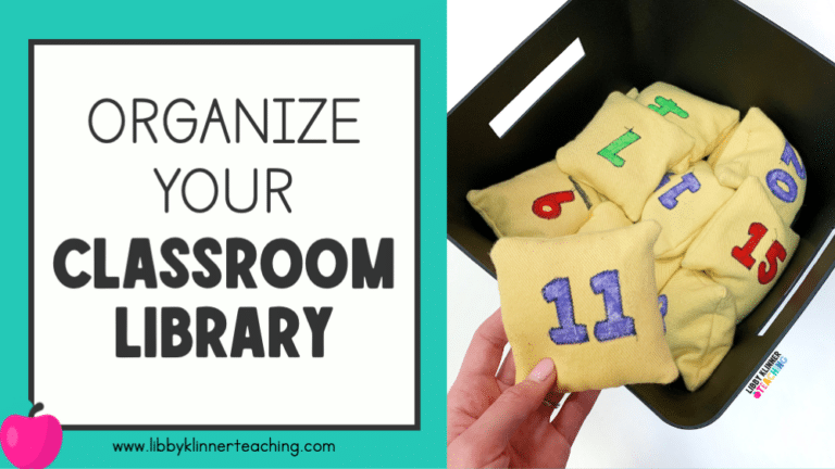 3 Easy Classroom Library Organization Tips