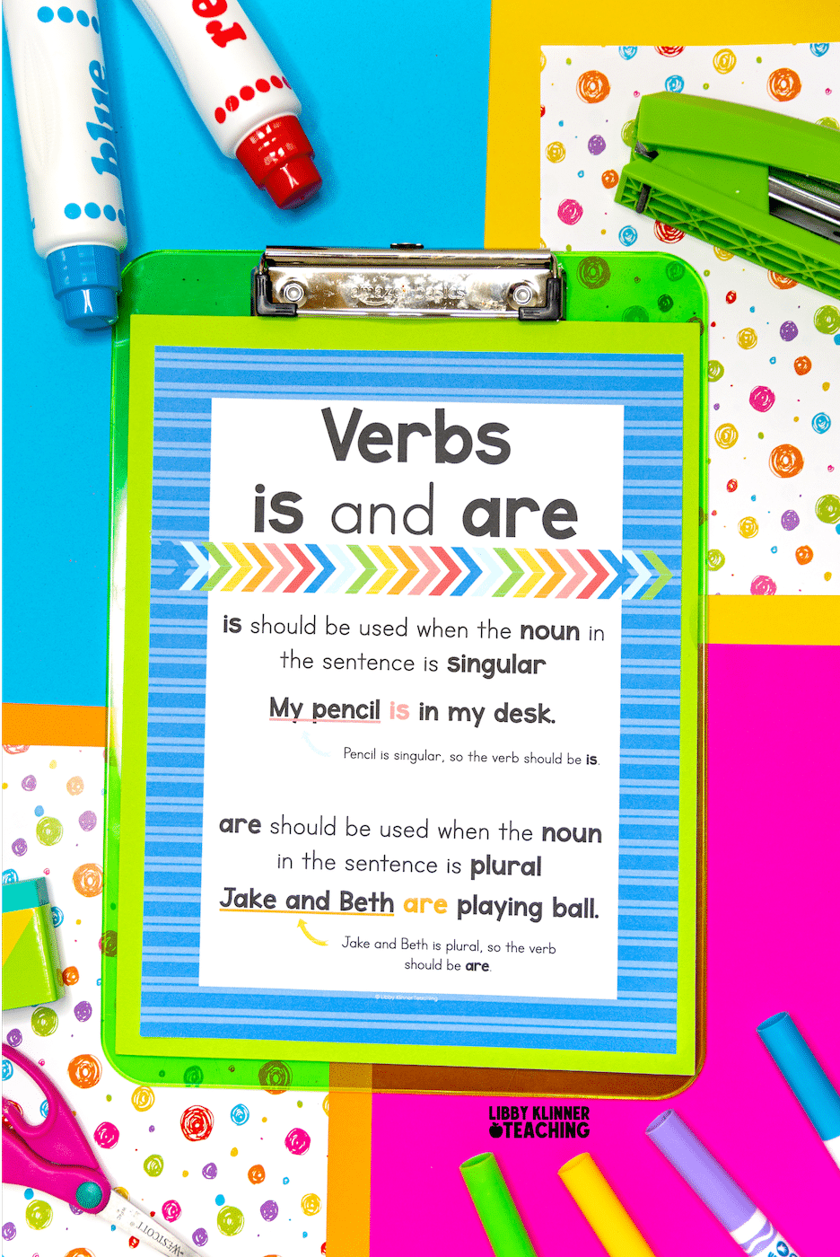 Fun and Effective Subject-Verb Agreement Activities for First Graders ...