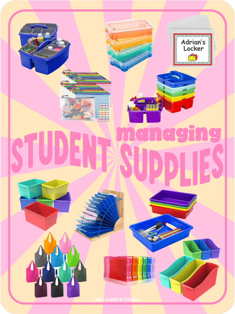 managing student supplies