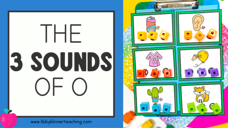 The 3 Sounds of the Letter O