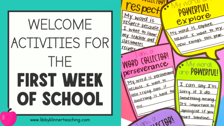 First Week of School Activities to Make Students Feel Welcome